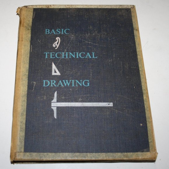 Vintage book 1956 Basic Technical Drawing (bg) - Picture 1 of 6